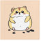 Hamster Tafelservietten 4er Set Niedlich Kawaii Hamster Weiche Stoffservietten Waschbar f¨¹r Partys Hochzeit Cocktail Weihnachten Esstisch