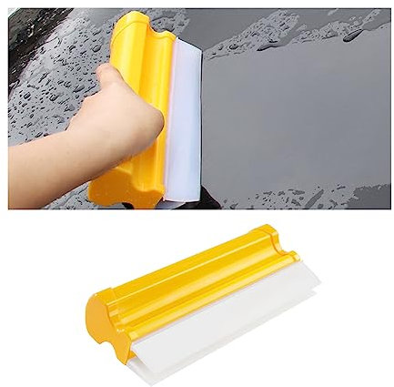CGEAMDY Universal-Silikon-Auto-Wasserabstreifer, Der Profi Fensterwischer, Performance Silikon, Streifenfreie Sauberkeit Für Lack Und Glas Am Auto Geeignet(20cm)