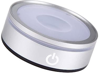 Artibetter Dual-powered Beleuchtete Display Basis Touch für Kristall Acryl Glas Home Bar