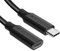 Cable Alargador USB C 1M, Cable Extensión USB C, Cable Adaptador Tipo C Hembra a Macho, Alta Velocidad USB 3.2 10Gbps 100W 4K/60Hz, Compatible con MacBook Pro/Air, XPS, iPhone 15, Galaxy y Más