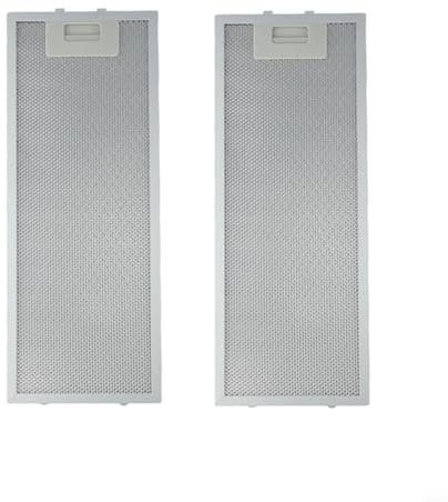 URPIZY Aluminium-Filter, Dunstabzugshaube, Metall-Fettfilter, Fettfilter für Dunstabzugshaube, Küchenabluftventilator-Abdeckung, Haube, Herd, Entlüftungsfilter, 399 x 182 x 9 mm, 2 Stück