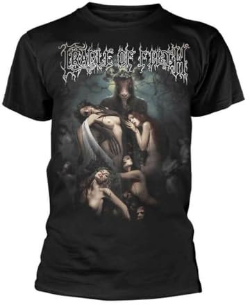 CGQZAPIBV Cradle of Filth 'Hammer of The Witches' T Shirt - New Black