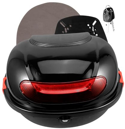 VINTORKY Motorrad Heckkoffer Aus Robustem Pp Geräumige Gepäckbox Mit Sicherem Sitz Stabile Top Box Für Werkzeug Und Persönliche Gegenstände Passend Für Verschiedene Motorräder