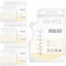 100 Pcs Breast Milk Storage Bag BPA & BPS Free, 250ml Milk Storage Bags Breastfeeding Breastmilk Storage Bag Sterile Breast Milk Freezer Bags Pre-sterilised Breast Milk Pouches Breastmilk Containers