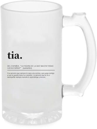 Jarra Cerveza Definiciones Originales | Regalo Original (Tia)