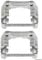 2 x Rear Brake Caliper Bracket Compatible with Honda CR-V MK2 2001-2007 HZT/HD/037A