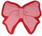 fisura. – Paillasson Original nœud Rose en Fibre de Coco avec Base antidérapante en PVC. Tapis d'entrée Rose et Rouge en Forme de nœud. Dimensions : 58,5 cm x 50 cm.