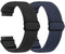 SHIJZWD Elastische Uhrenarmbänder 24mm 22mm 20mm 19mm18mm 16mm Armband mit Schnellverschluss, Verstellbares Dehnbares Nylon Loop Sport Atmungsaktive Ersatzarmband für Herren Damen