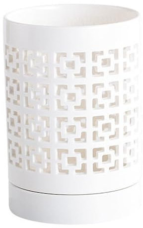 Heidouse Orchid Pots with Holes 4 Inch Breathable Orchid Pots for Repotting Ceramic Planter with Saucer That Promotes Air Circulation & Plant Growth