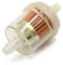 sourcing map 7mm Durchmesser Schlauch Magnetischer Motorrad Benzin Inline Gasöl Kraftstofffilter Reiniger