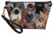 Showudesigns Trousse de toilette de voyage étanche en cuir synthétique avec fermeture éclair Motif chat