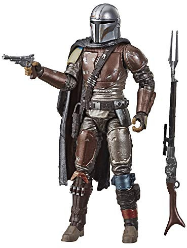 Star Wars The Black Series Carbonized Collection The Mandalorian Toy 6-inch Scale Action Figure, Toys For Kids Ages 4 and Up