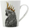 Maxwell & Williams Marini Ferlazzo Birds Tasse aus feinem Porzellan mit Kakadu Motiv in Geschenkbox, 450 ml