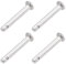 sourcing map 4St Gabelbolzen Einloch Flachkopf 304 Edelstahl Link Scharnierstift 3mm X 20mm