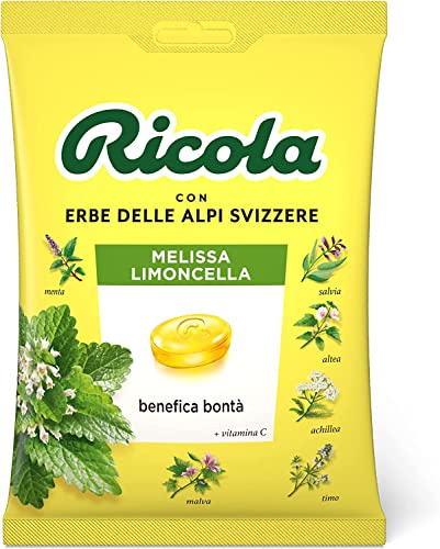 3x Ricola Melissa Limoncella bonbon mit Zitrone und Menthol ohne zucker 70g