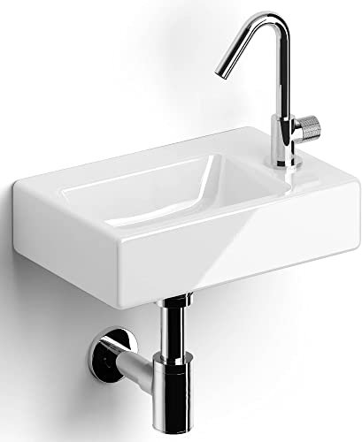 CLOU InBe Handwaschbecken 36x24,5x9 cm Weiß