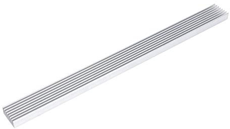 1X Aluminium-Kühlkörper 300 Mm * 25 Mm * 10 Mm Kühlkörper-Modul Kühlrippe Für Led-Kühlung Led-Emitterdioden Hochleistungssplitter,Kühlkörper