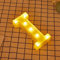 JANDEI - Lettere LED, Numeri Luminosi, Figura a Cuore, 22cm, con Luce Calda per Decorazione e Atmosfera, Luci Notturne Scrivania, Compleanni, Matrimoni, Vetrine. Funzionano con batterie AA (I)