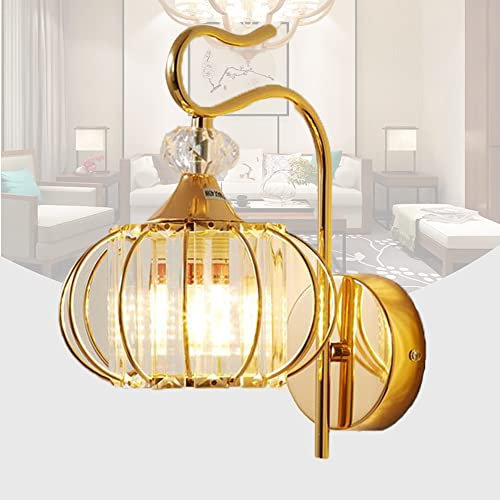 Chao Zan Moderne Glas kugel Wandleuchte Innen Gold Wandlampe Runden Glas Lampenschirm Wandbeleuchtung Bettlampe E27 Lampenfassung für Schlafzimmer Hotel Wohnzimmer Flur Treppe