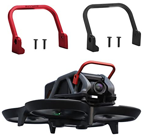 ZJRXM Avata Drone Gimbal Schutz Schutzstange Schutzleiste Halterung Gimbal Kamera Schutz für DJI Avata FPV Drone Zubehör (Rot)