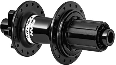FUNN Fantom Mountain Bike Hinterradnabe, Hinterrad-Fahrradnabe kompatibel mit HG Kassettenkörper, 9-11 Gänge, 102T Antriebspunkte, 32 Speichenlöcher, umwandelbare Schwarze Nabe (12x148 mm)