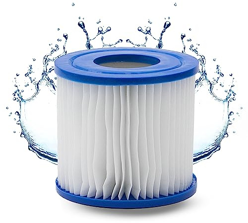 HAFIX Filterkartusche Typ D, Größe VI, Poolfilter für Poolpumpe, 1 Stück | Papierfilter-Kartusche für Poolpumpen und Whirlpools; filtert Schmutzpartikel und lässt sich leicht austauschen.