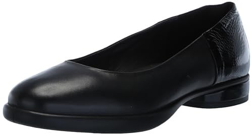 ECCO Damen Sculpted Luxe Ballerina Ballerina Flat, Schwarz, 37/37.5 EU