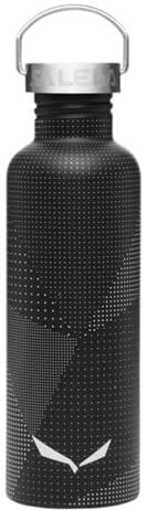 SALEWA Aurino Stainless Steel 1,0L Bottle, black out/dots, UNI