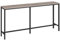 MAHANCRIS 160 cm Konsolentisch, Schmal Tisch, Langer Eingangstisch, Flurtisch, Beistelltisch, Kleiner Ausstellungstisch, Sofatisch für Flur, Wohnzimmer, Grau ACTHG16001Z