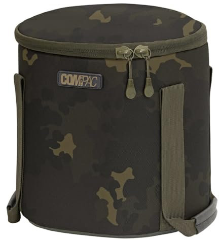Korda Compac Cool Bag Round Dark Kamo 25x25x25cm - Ködertasche, Kühltasche, Angeltasche