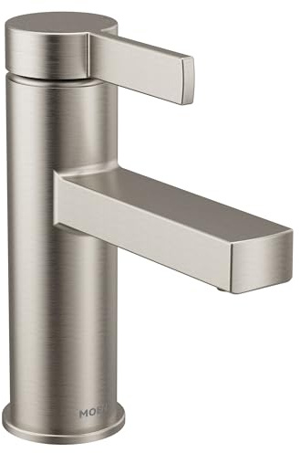 Moen 84774SRN Beric 1-Handle Bath Faucet, Spot Resist Nickel