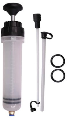 Ruarby Auto Fluid Extractor Brake Fluid Pump Oil Change Manual Suction Vacuum Fuel Transfer Hand Pump Dispenser Oil Suction Liquid Extractor Filling Pump Connecting Pipe Oil Fluid Oil