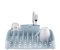 Minky Dish Drying Rack & Cutlery Holder, Space-Saving, Large Capacity for Kitchen Counter, Durable Drying Rack for Dishes and Utensils, Made in The UK (Slate Blue)