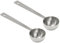 Zerodeko 4 Stück Messlöffel für Kaffee Kaffeelöffel stainless steel gewürzei tosteter teeportionierlöffel Backschaufel zum Abmessen Esslöffel Messlöffel tragbar Backpulver Rostfreier Stahl