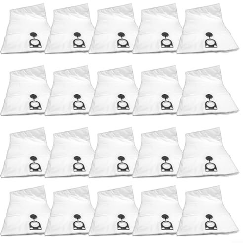 Lot de 20 sacs à poussière de rechange pour Bosch GAS 35 L SFC+, GAS 35 M AFC Robot Aspirateur Sacs