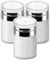 Mluchee 3Pack 3.5Oz Airless Pump Jars Lotion Container, Pump Bottle Dispenser Drunk Elephant Moisturizer Containers For Cream, Empty Makeup Bottle Cosmetic Jar