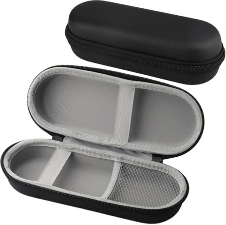 Aestustheri Custodia per Spazzolino Elettrico da Viaggio in EVA – Custodia Compatta e Robusta con Scomparti per Accessori, Ideale per Viaggi - 23 * 7 * 6cm