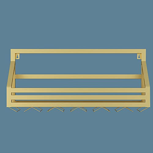 IBOWZ Deckenregal Decken Weinregal Industrielles Eisen-Weinregal, Wandmontage, Küchenrestaurant-Dekorationsregal, Weinglasregal, Weinglashalter, Ausstellungsregal
