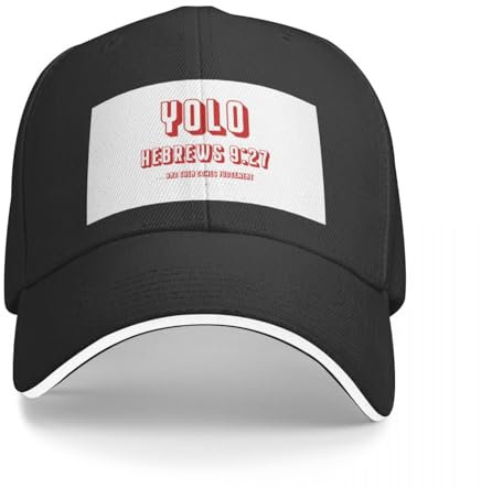 ORHFHVW Baseballmütze Yolo Sports Cap Rugby Westernhut Männer Luxus Damen Geburtstagsgeschenk