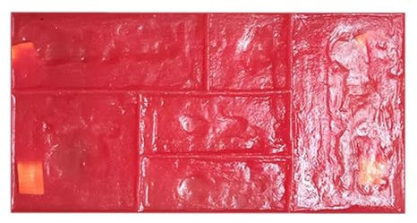 Jievmrs Concrete Stamp Concrete Stone Tile Stamping Mats, Realistic Texturing Imprint Tools, DIY Cement Printing Mat for Walls Floors, Seamless Concrete Stamp Mould(Style6)