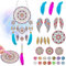 Ainiv Geschenk Mädchen 5-6-8-11 Jahre, DIY Diamond Painting Mosaic Windspiele, Diamond Painting Traumfänger Bastelset Kinder ab 6 Jahre Spielzeug Geschenke für 9 10 12 Jährige Mädchen Geschenkideen