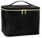 REIFOR Kosmetiktasche Damen Reisekosmetiktasche Damen Kosmetiktasche Kosmetikbox Aufbewahrungstasche Mit Fächern Und Griffen Kulturbeutel(Black)