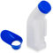 ARNOMED® PP Urinflasche Universal für Männer & Frauen 1L - Urinhilfe für Unterwegs mit Verschlusskappe - Eckige Harnflasche - Pinkelflasche für Notfälle - Urinente - Urinal