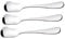 ULTECHNOVO 3 Piezas Cuchara de azúcar espesada Vajilla para el hogar Cuchara de acero inoxidable cubiertos creativos cucharada de helado Silver