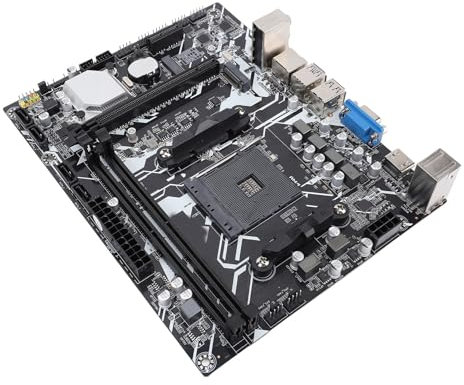 Bewinner Computer Mainboard, Ryzen 5000G Support, DDR4 Memory, 4K Video Output, ATX Motherboard with Resolution & NVMe, SATA3.0, 64GB, VGA &