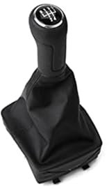 Schalthebelkopf Für VW Für Polo 9N 9N2 2002 2003 2004 2005 2006 2007 2008 2009 5-Gang-Auto-Schaltknauf mit Schaltsack