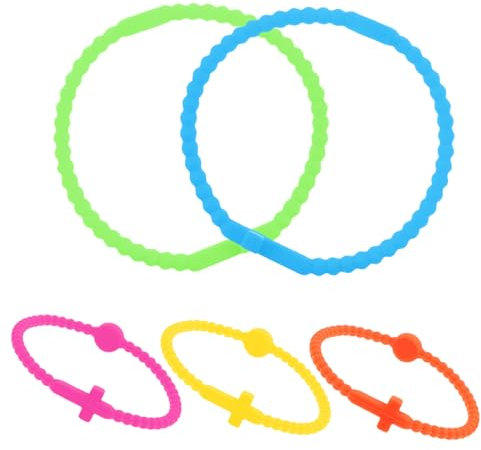 HOMOBABE 5 Pièces Bracelets Silicone Colorés Lot de Élastiques avec Motif Croix pour Fans de Football Basketball et Volleyball Accessoires de Mode Confortables pour les Événements