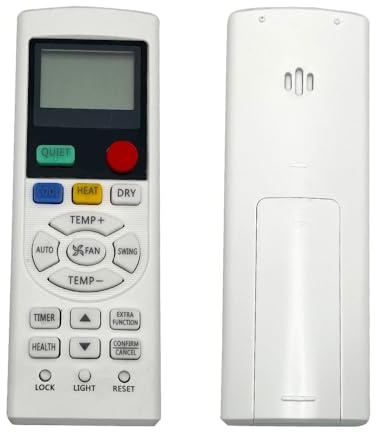 IOOIQQ YR-HD01 - Telecomando per condizionatore d'aria Haier A/C YR-HD06, 0010401511G YL-HD01, YL-HD13, YL-HD04, YL-HD13 0010401511E 0010401715B AS35TB1HRA AS26TB1HASRA 68TEMHRA AS25THMHRA-C