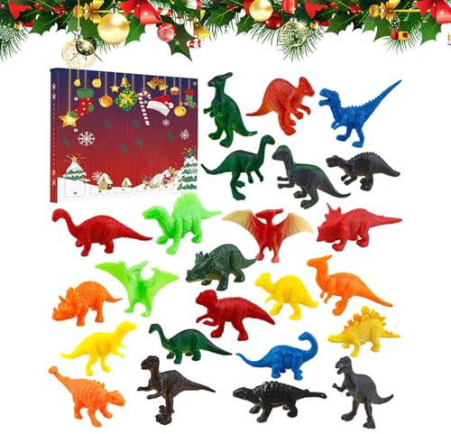 Dinosaurier-Countdown - Kalender 'Juraadvent, Urzeitset, alte Kreaturenbox | spannendes Spiel für Kinder, Jugendliche, Erwachsene, Zuhause, Schule, f