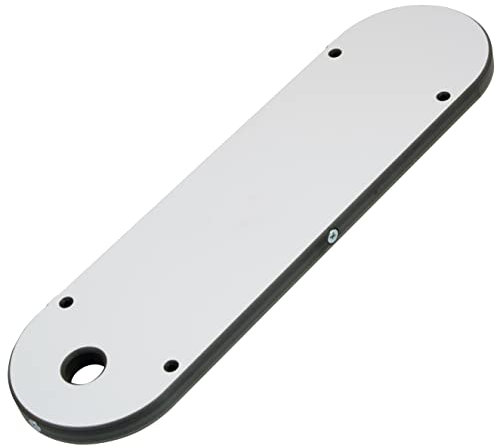 Peachtree Woodworking Supply Phenolic Zero Clearance Insert for Delta Uni-Saw Contractor | Large Grizzly and Other Table Saws with a 13-3/8 x 3-3/4 x 1/2 Throat Plate Opening